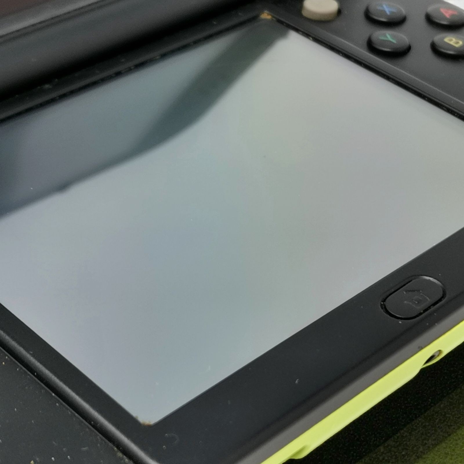 New Nintendo 3DS XL LL lime Black Console Stylus Working Tested Japanese Used