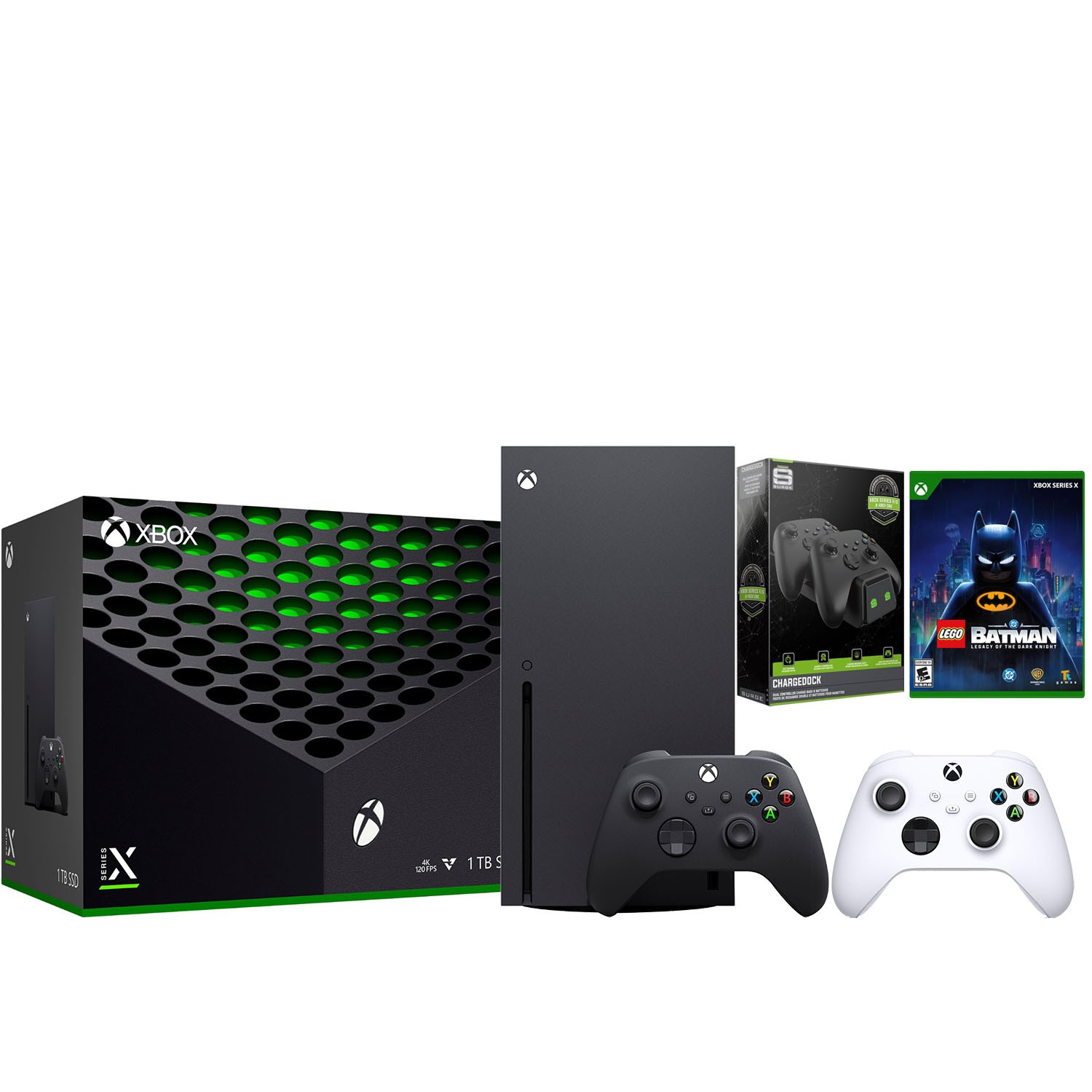 Xbox Series X 1TB Disc + Extra Controller + LEGO Batman – Robot White
