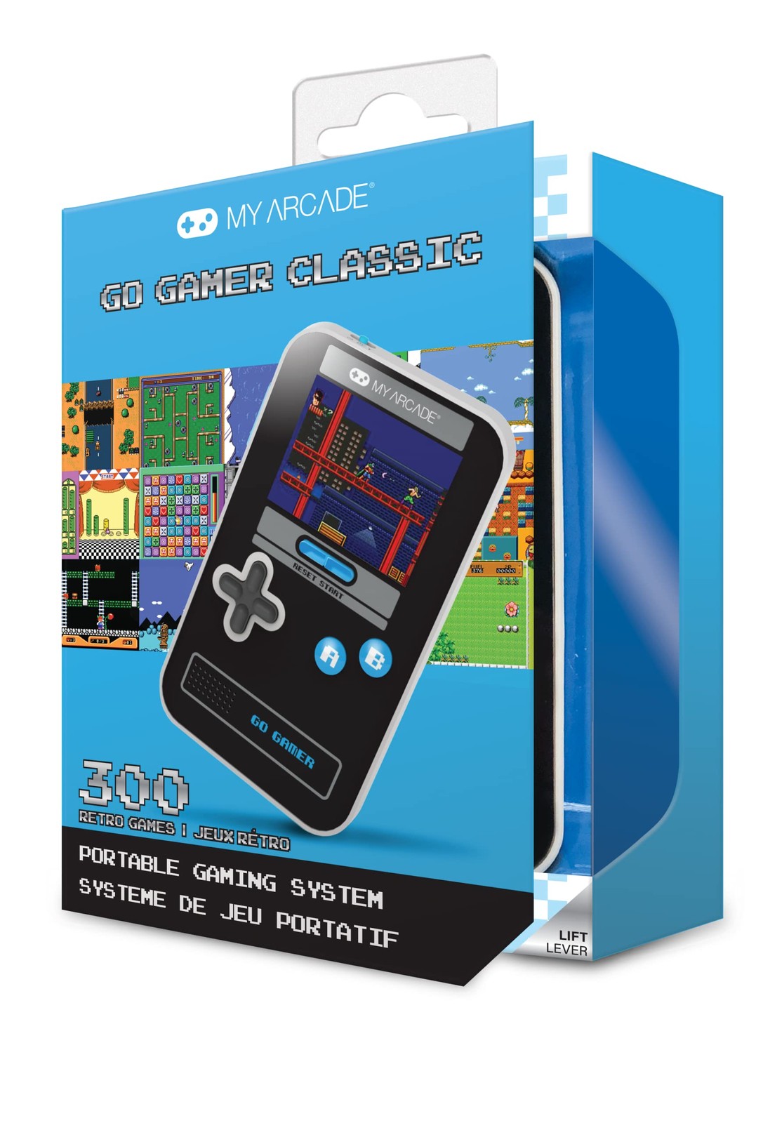 Go Gamer Classic-Blue: Preloaded Game Console with 300 Games, 2.5 inch Screen…