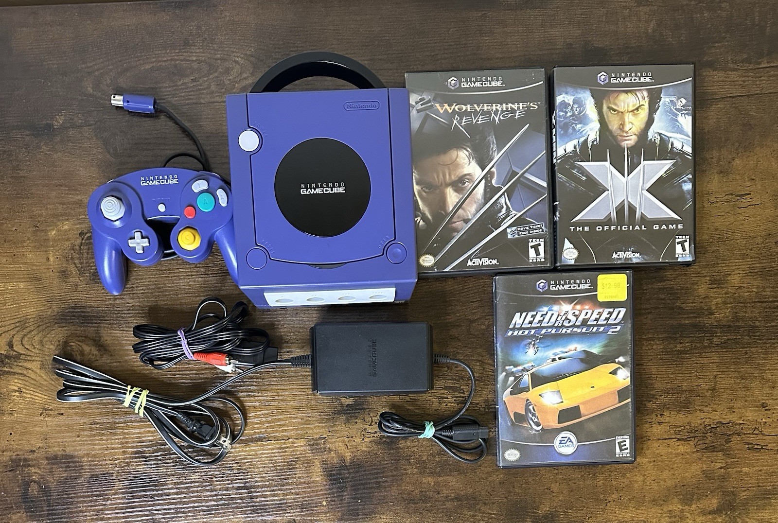 Nintendo GameCube Console W/3 Games & Controller (Reads Discs/Tested) Read Descr