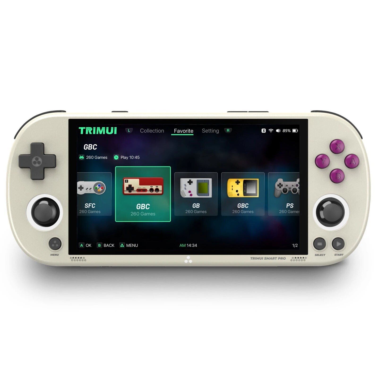 Trimui Smart Pro 64GB Handheld Gaming Console – DMG Gray – SHIPS FROM USA
