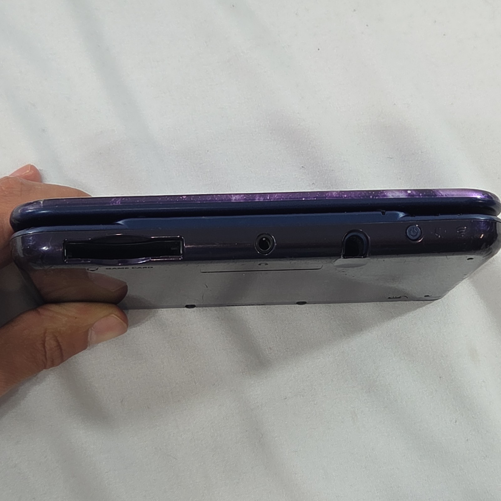 Nintendo 3DS XL Galaxy Edition Handheld System FOR PARTS OR REPAIR ONLY READ