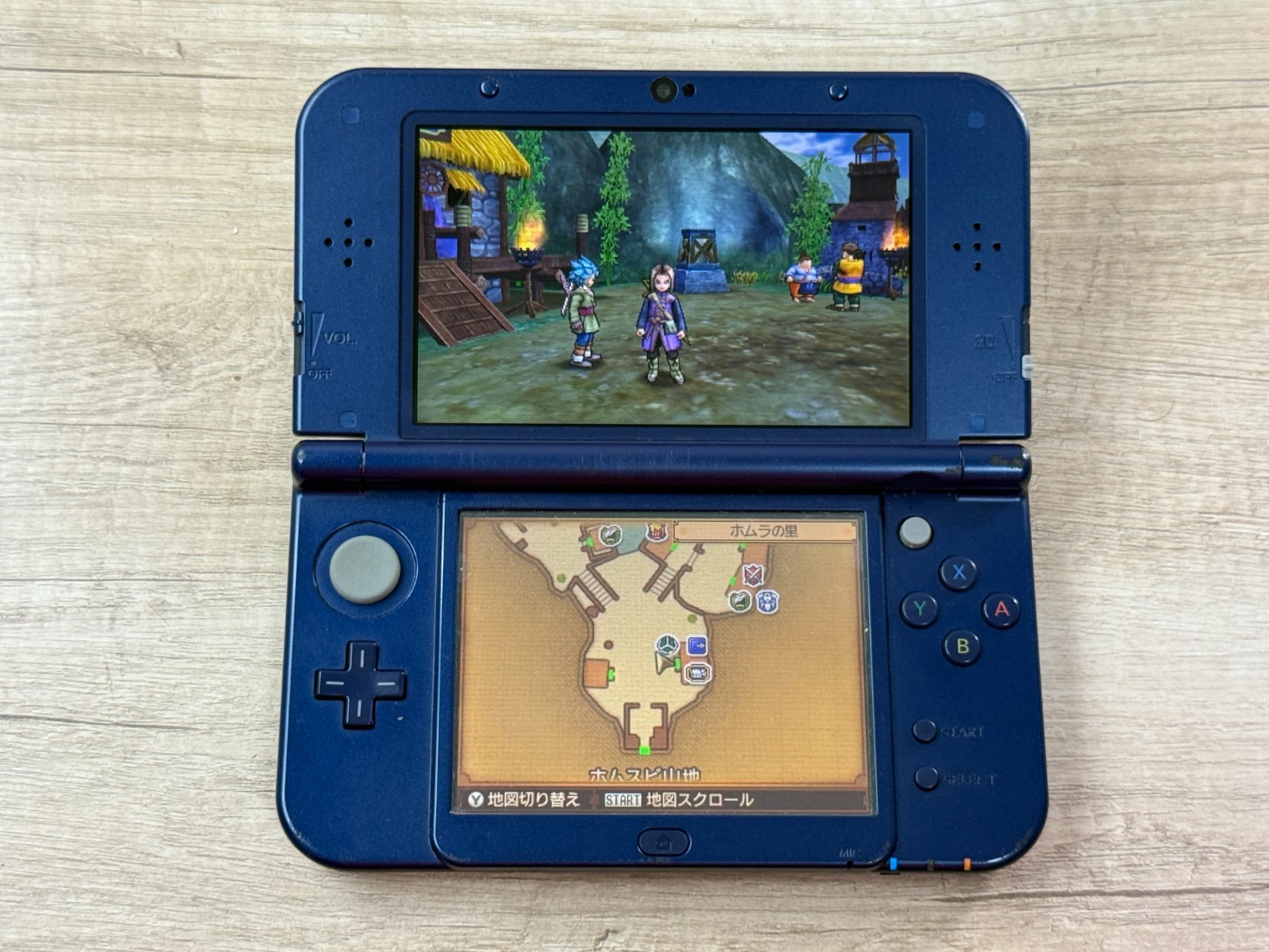 Nintendo New 3DS XL Metallic Blue Console Tested Japan ver D6232
