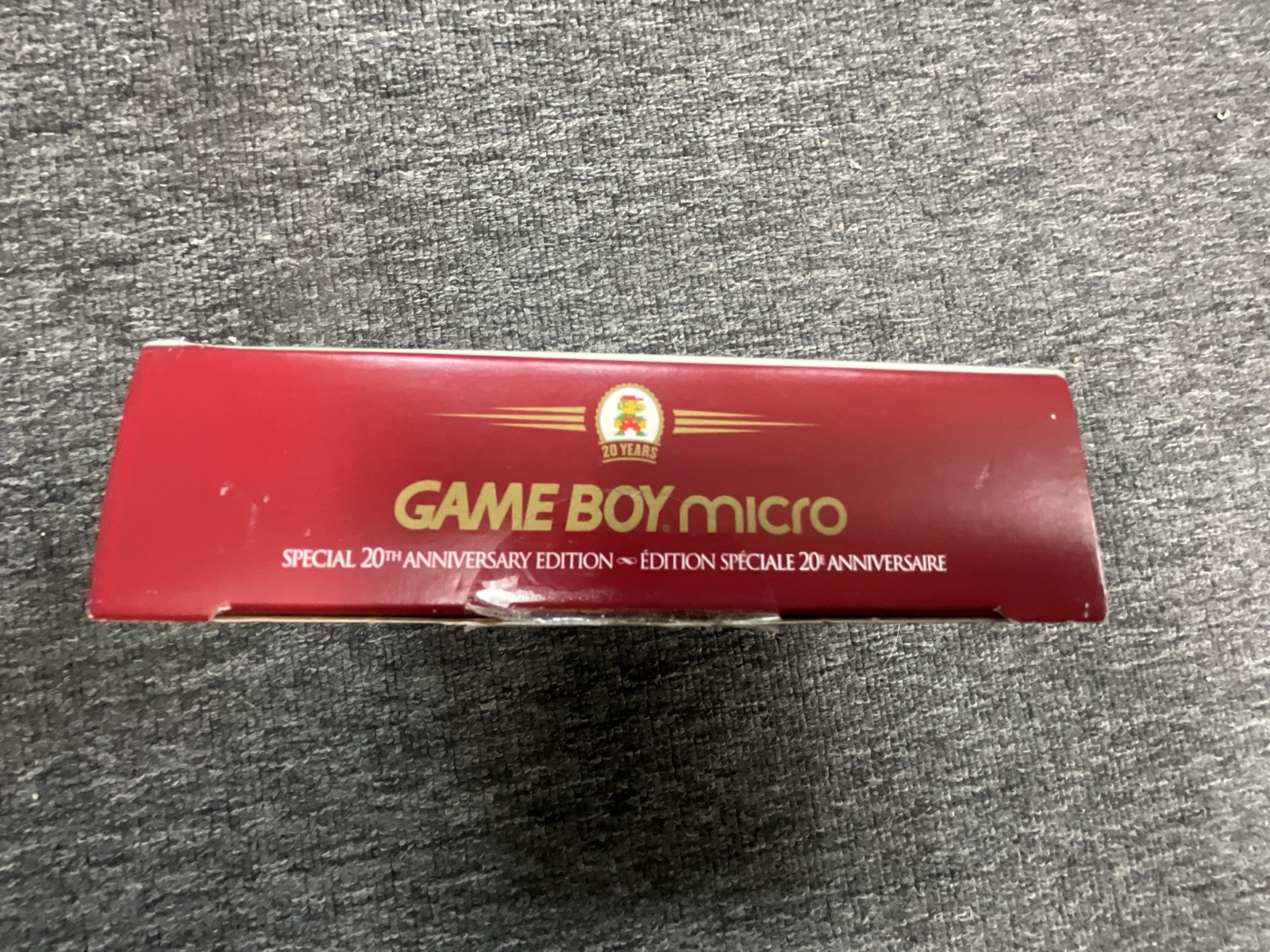 Nintendo Game Boy Micro 20th Anniversary Edition CIB Complete In Box Near Mint