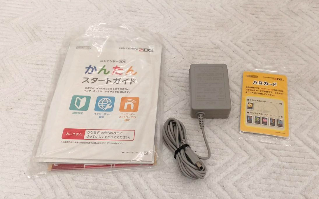 Nintendo 2DS Pink Console FTR-001 Handheld With Box, Charger No Software