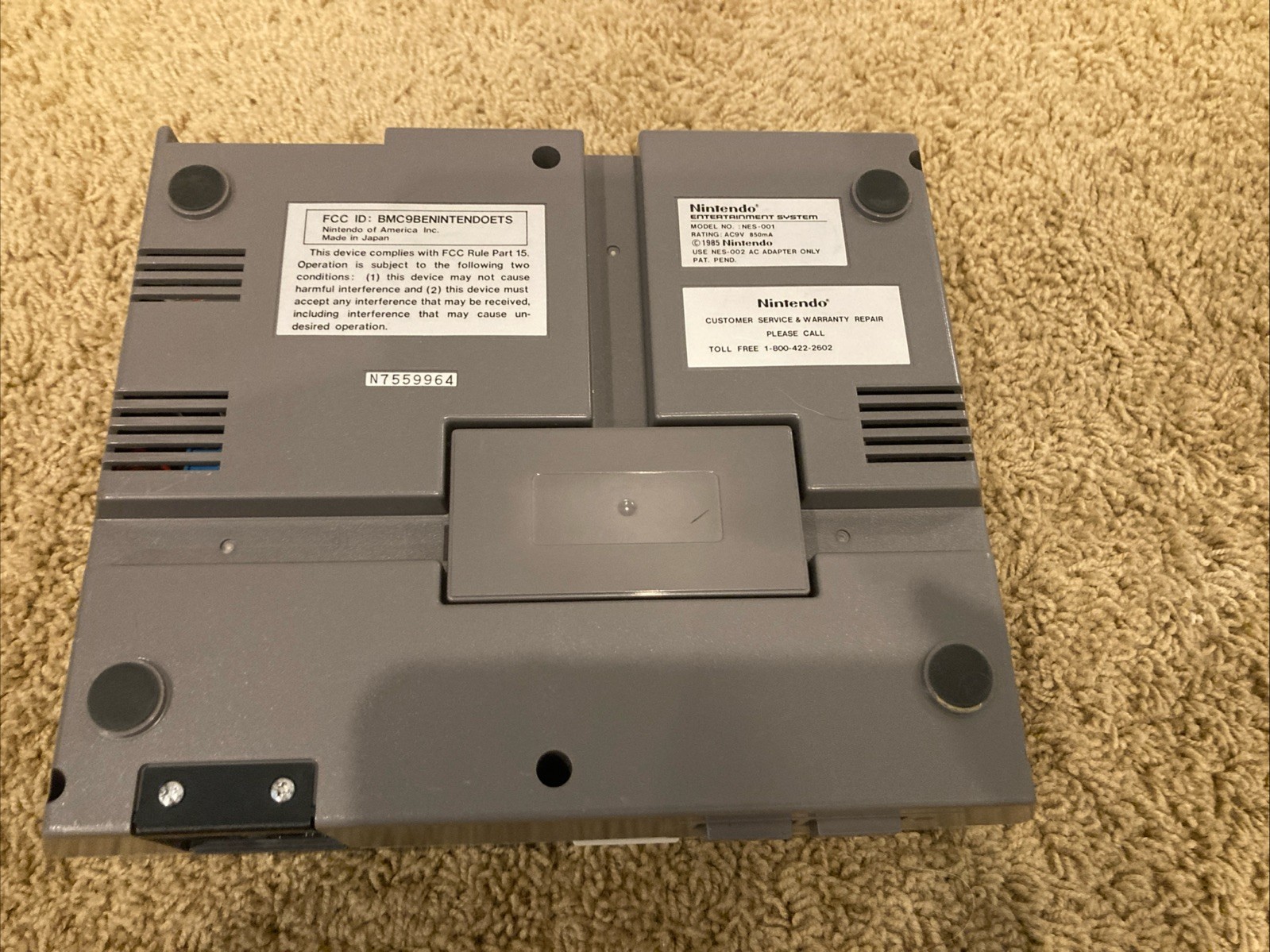 Nintendo NES System Bundle + Mario 1 2 3 + Duck Tales! – Tested!