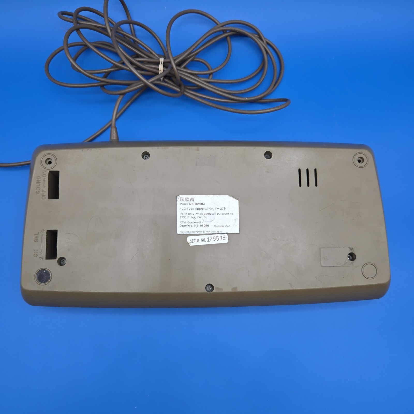RCA Studio II Home TV Programmer Game Console – UNTESTED W/ 3 Games