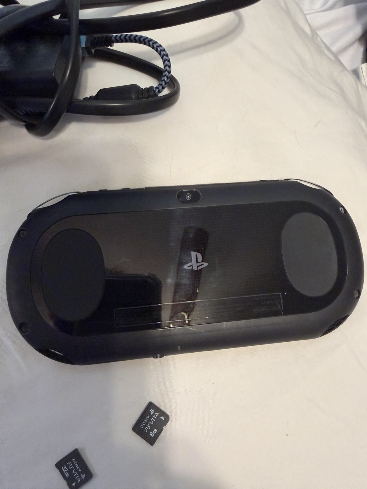 Sony PlayStation Vita Black + 32GB STORAGE Memory Card (and 8GB Extra) + Charger