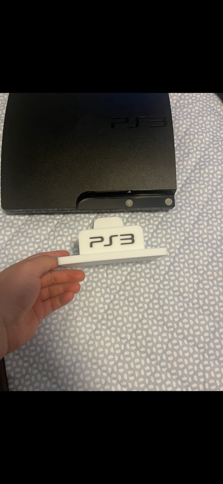 PS3 Slim 130 Gb Console CECH-2001B with Power Cord and HDMI Cable Controller