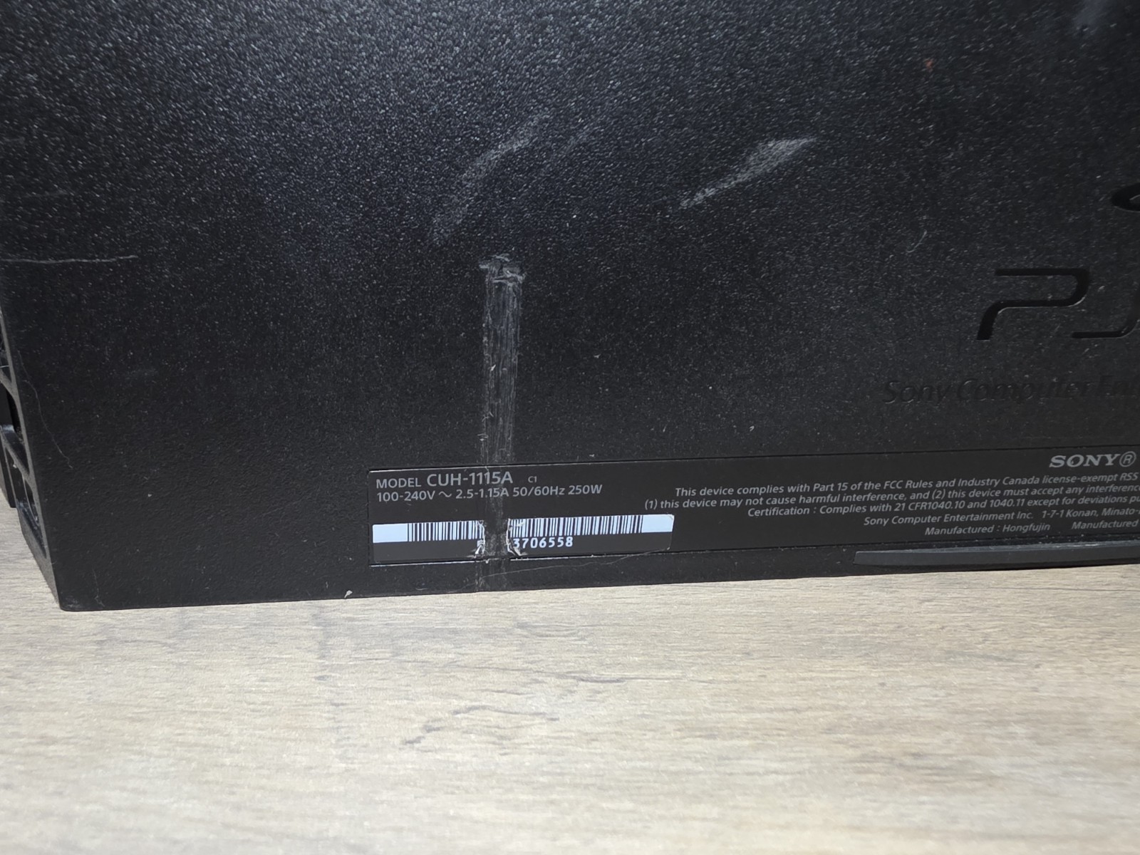 TESTED * LOOSE HDMI * Sony PlayStation 4 CUH-1115A 500GB Black Console Only