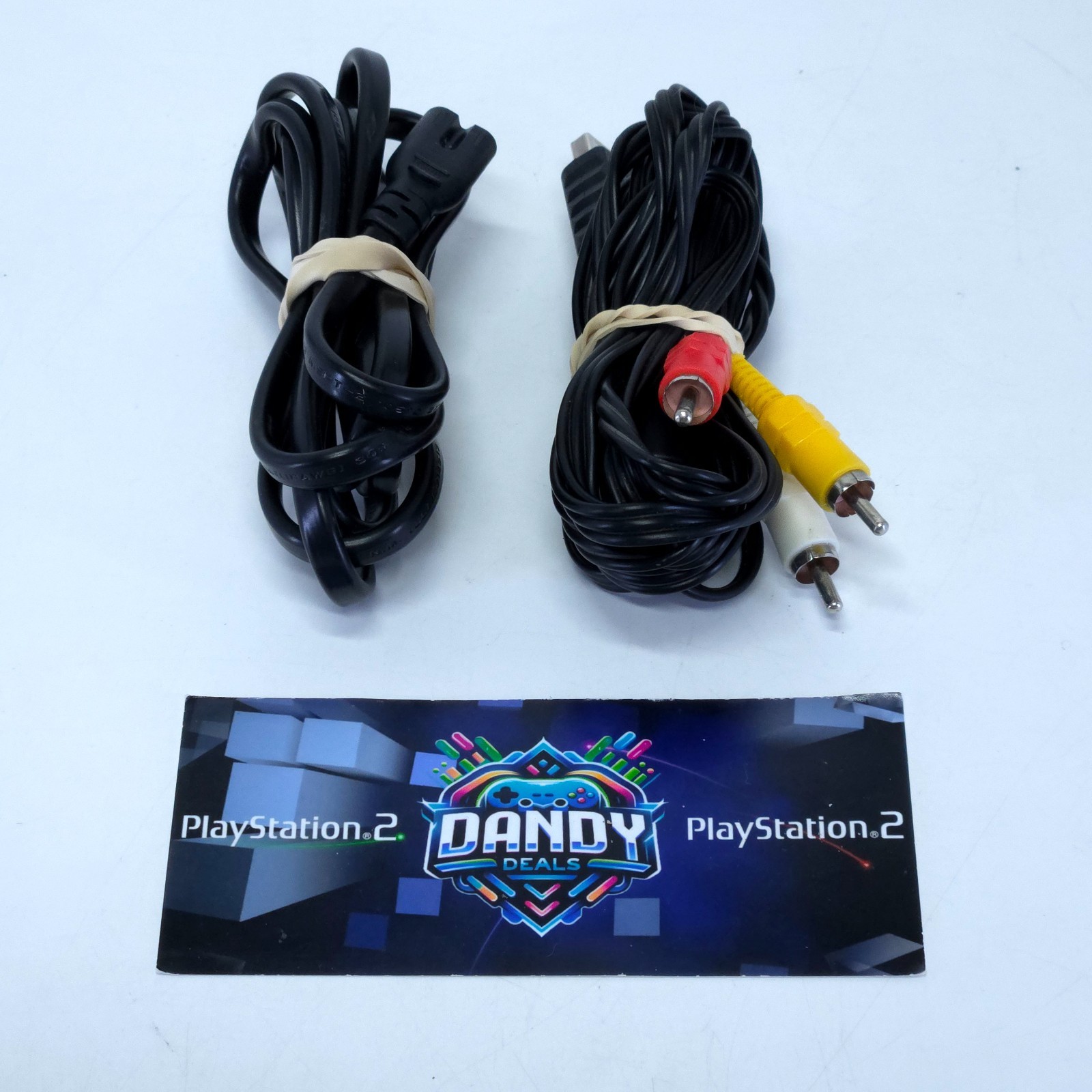 PS2 Console Slim Playstation 2 Black System W/ 2 Controllers + Memory Card