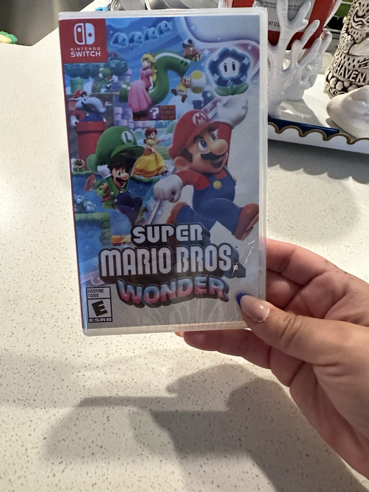 Nintendo Switch OLED with Accessories and Brand New Wonder Game
