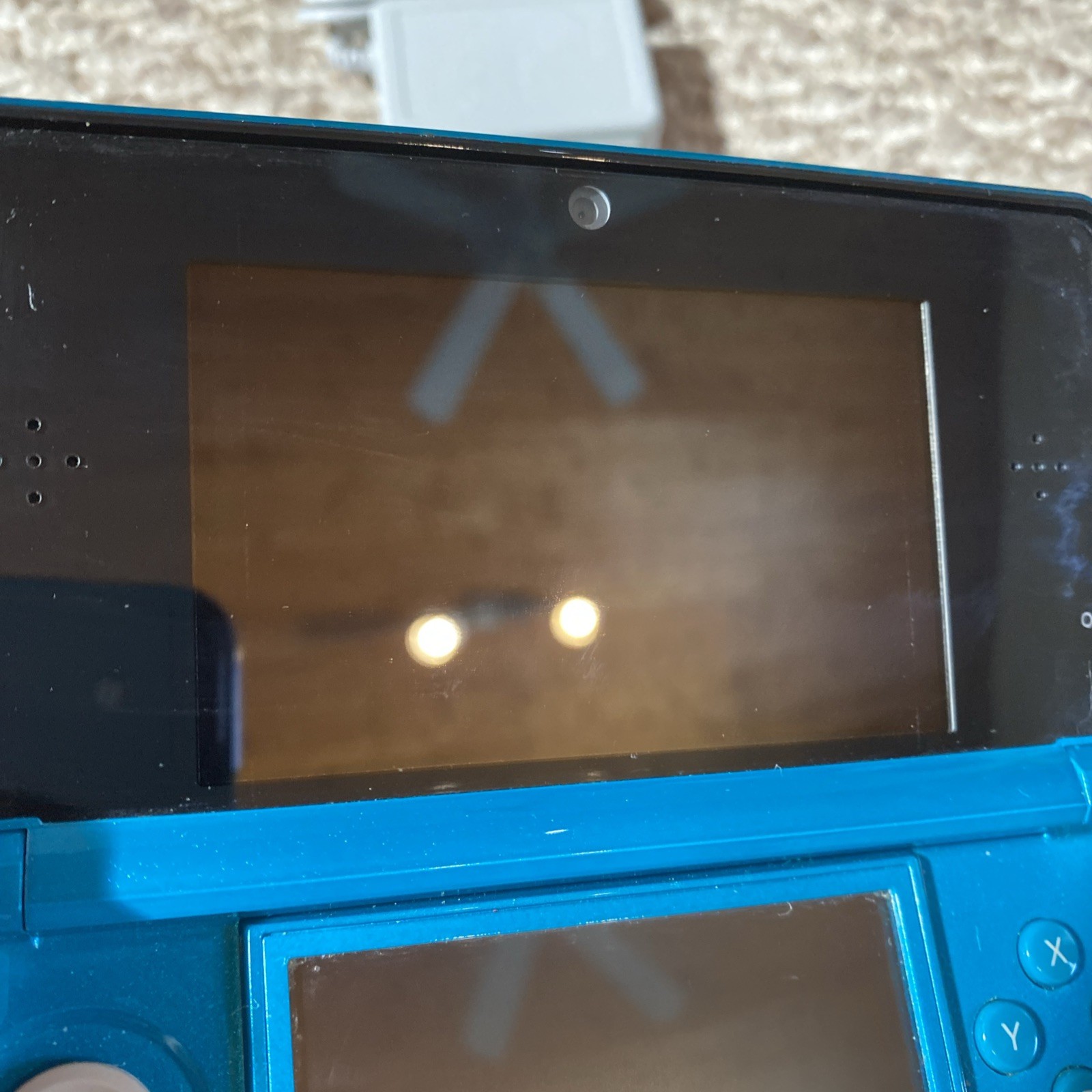 Nintendo 3DS Aqua Blue Handheld Handheld Console System CTR-001 Tested USA