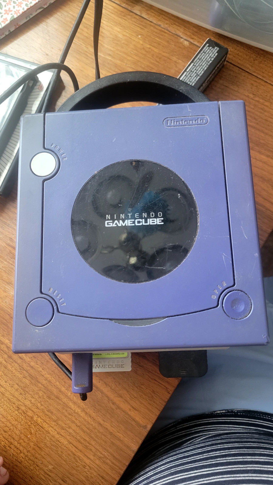 Nintendo GameCube DOL-001 Gaming System – Indigo, includes 2 games