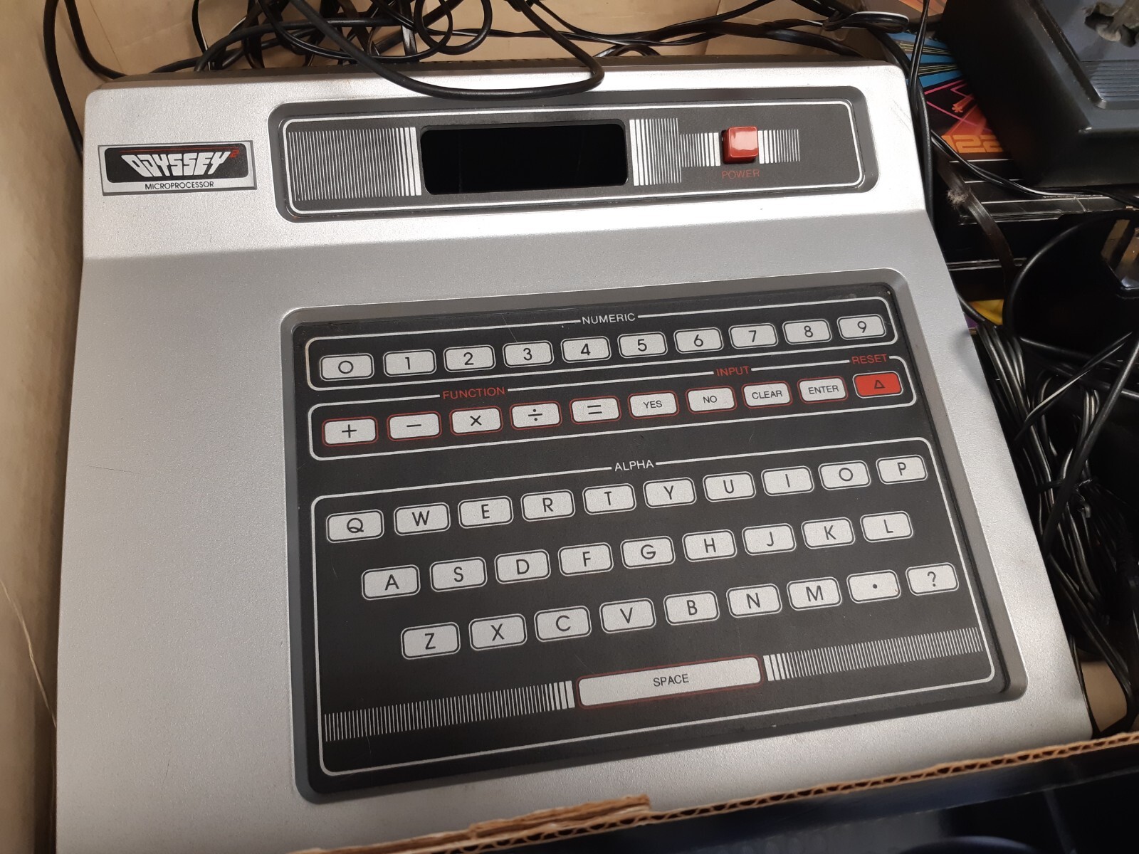 Philips Odyssey 2 Rare Console In Box Game 2 Controllers 5 Games ~1980