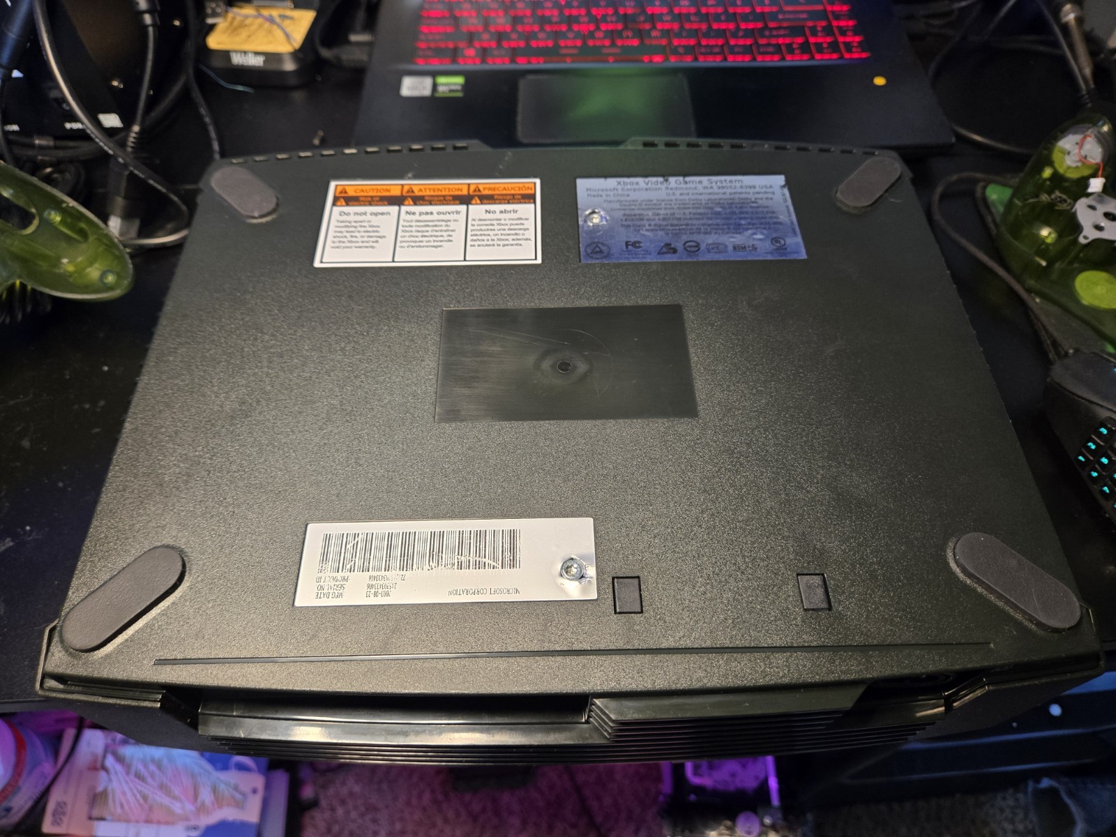 Original Xbox Black V1.0 Console Only Reconditioned, Recapped, Repasted