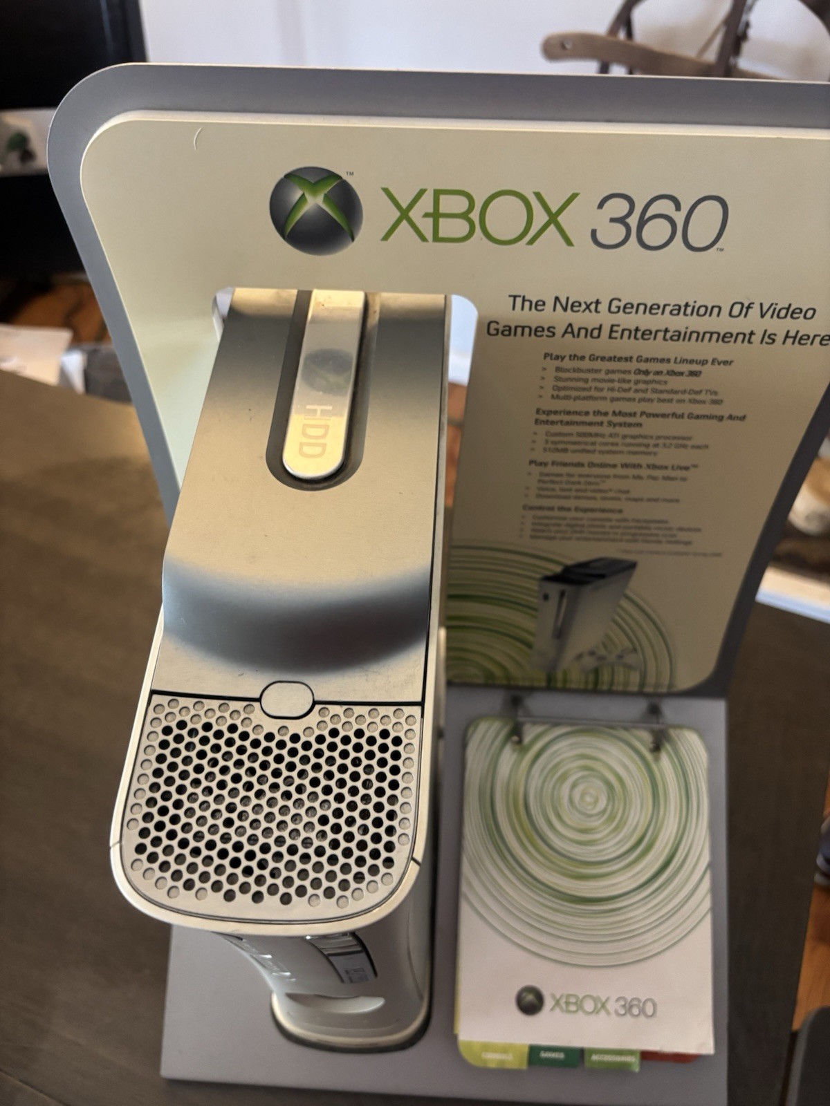Microsoft Xbox 360 Console Glorifier Display Unit Kiosk Extremely Rare