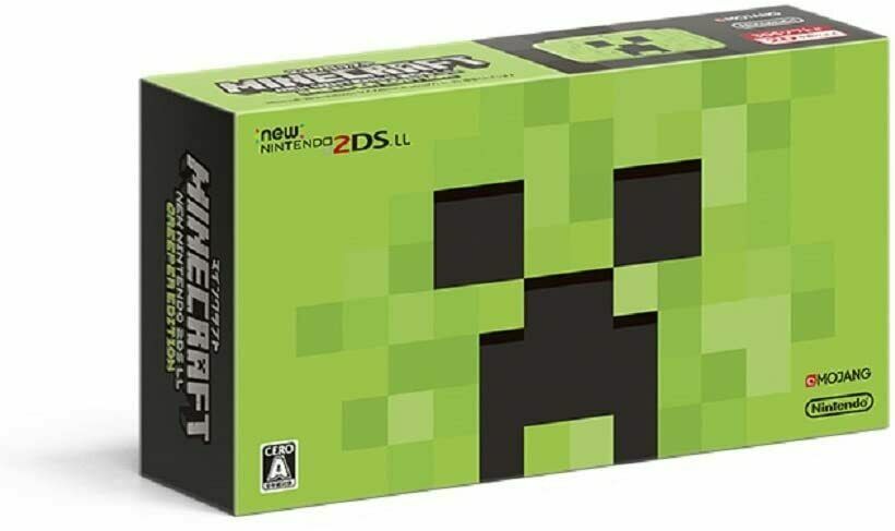 MINECRAFT CREEPER EDITION NEW Nintendo 2DS LL Game Console