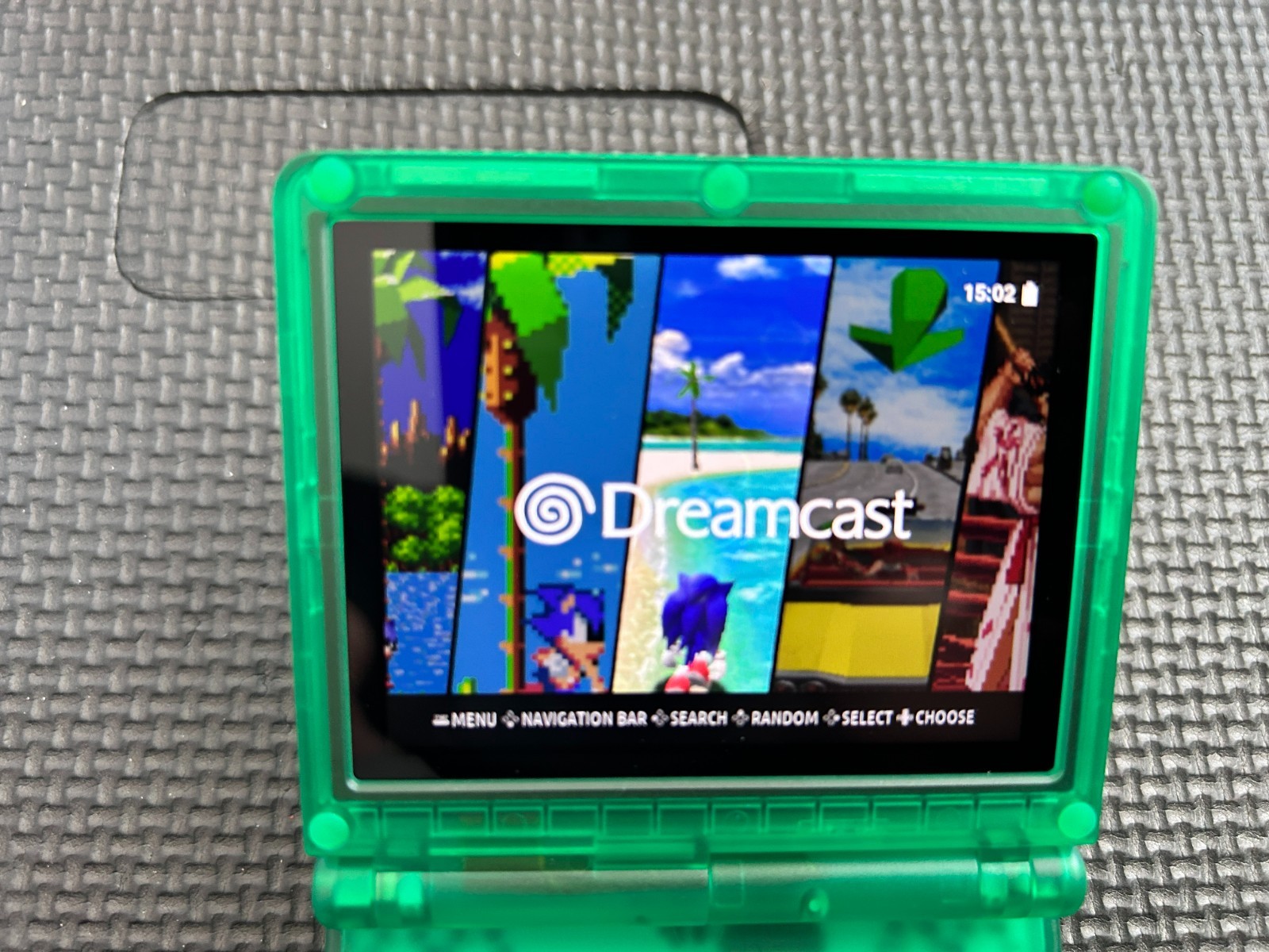 ANBERNIC RG35XX SP (TRANSPARENT GREEN) KNULLI 2 OS (64GB GAME CARD) (GXRG)