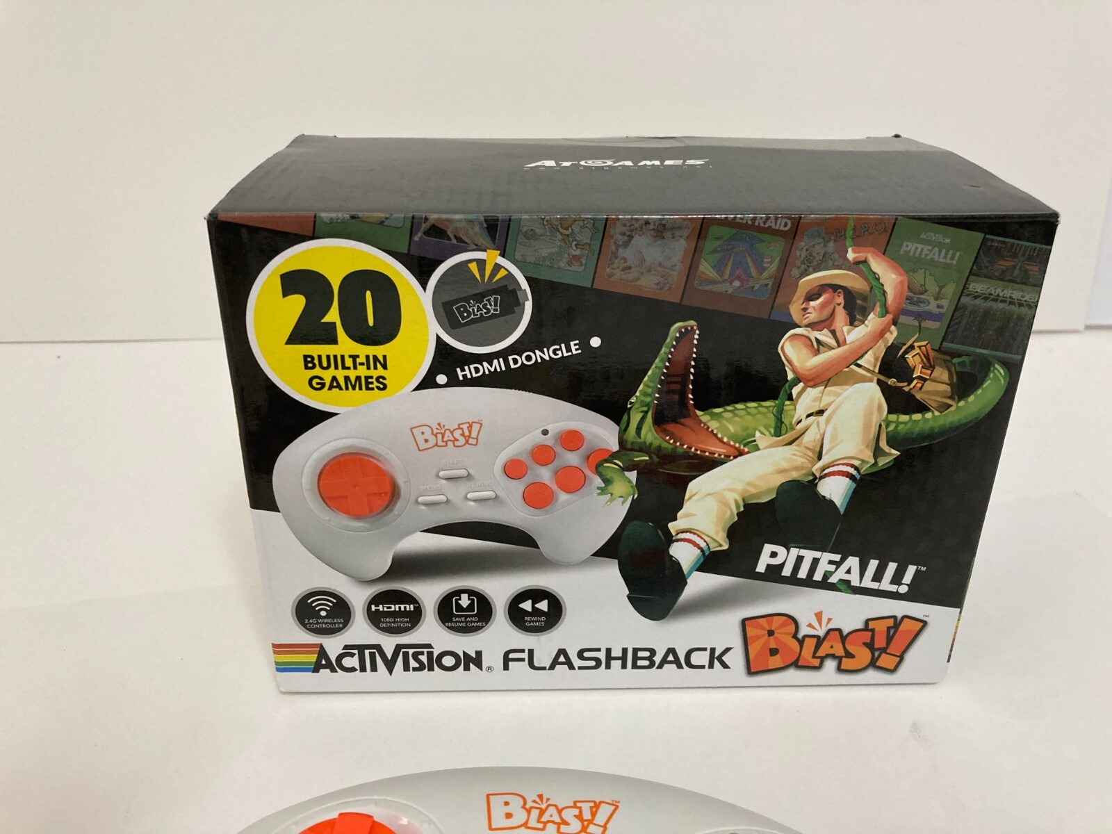 Activision Flashback Blast! Pitfall River Raid HDMI 20 Retro Atari Games Wireles