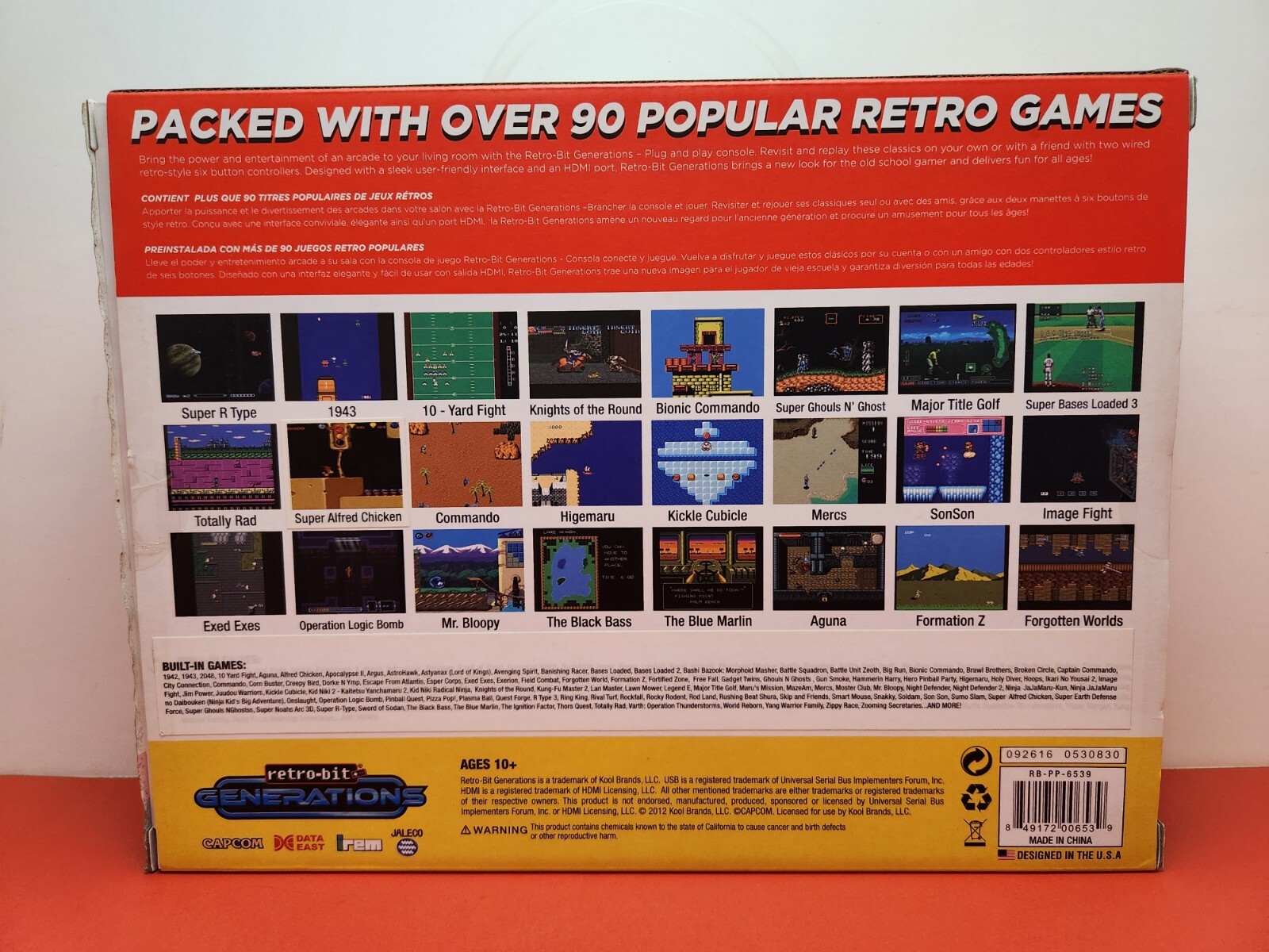 Open Box – Retro Bit Generations – Home Console – 90 Games – Wired Controllers