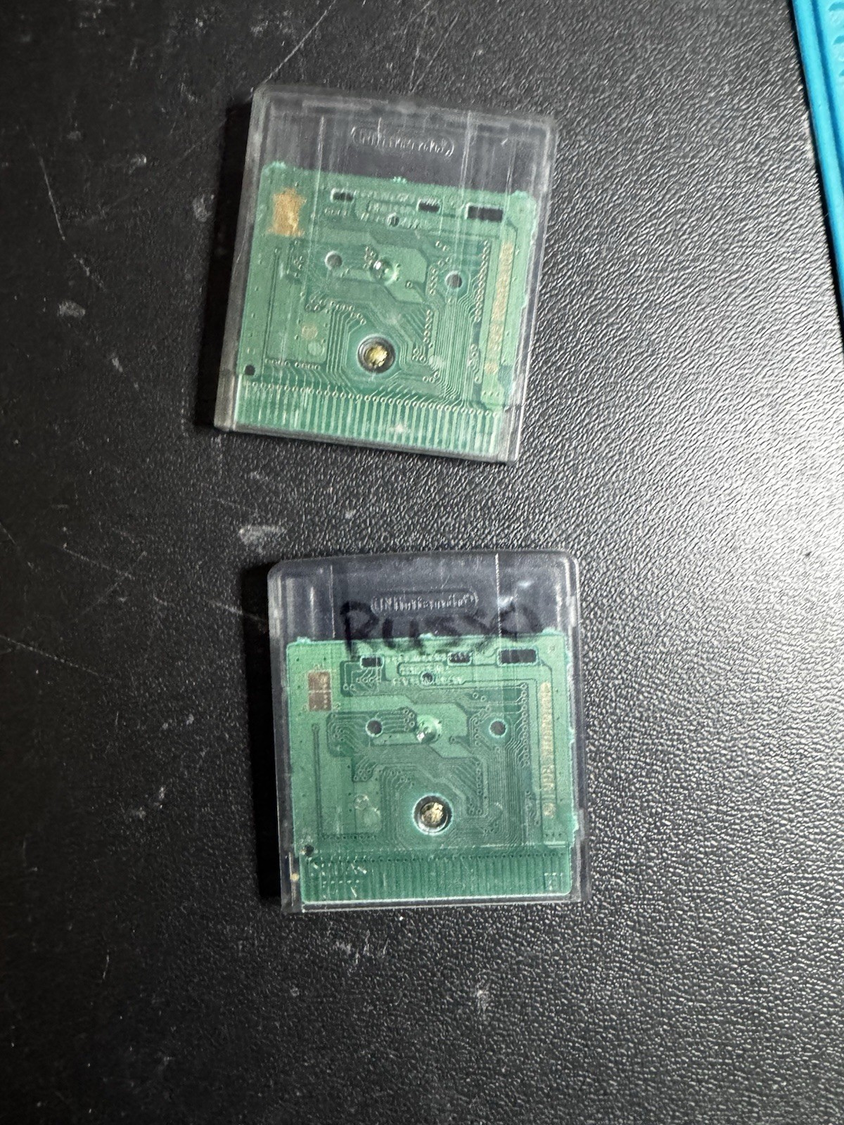 Nintendo Game Boy Color Blue Teal W/ 2 Games Tested Works Zoboomafoo