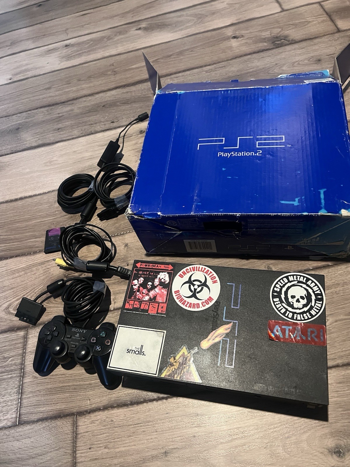 Sony PlayStation 2/PS2 Phat 39001 Bundle w/ Original Box