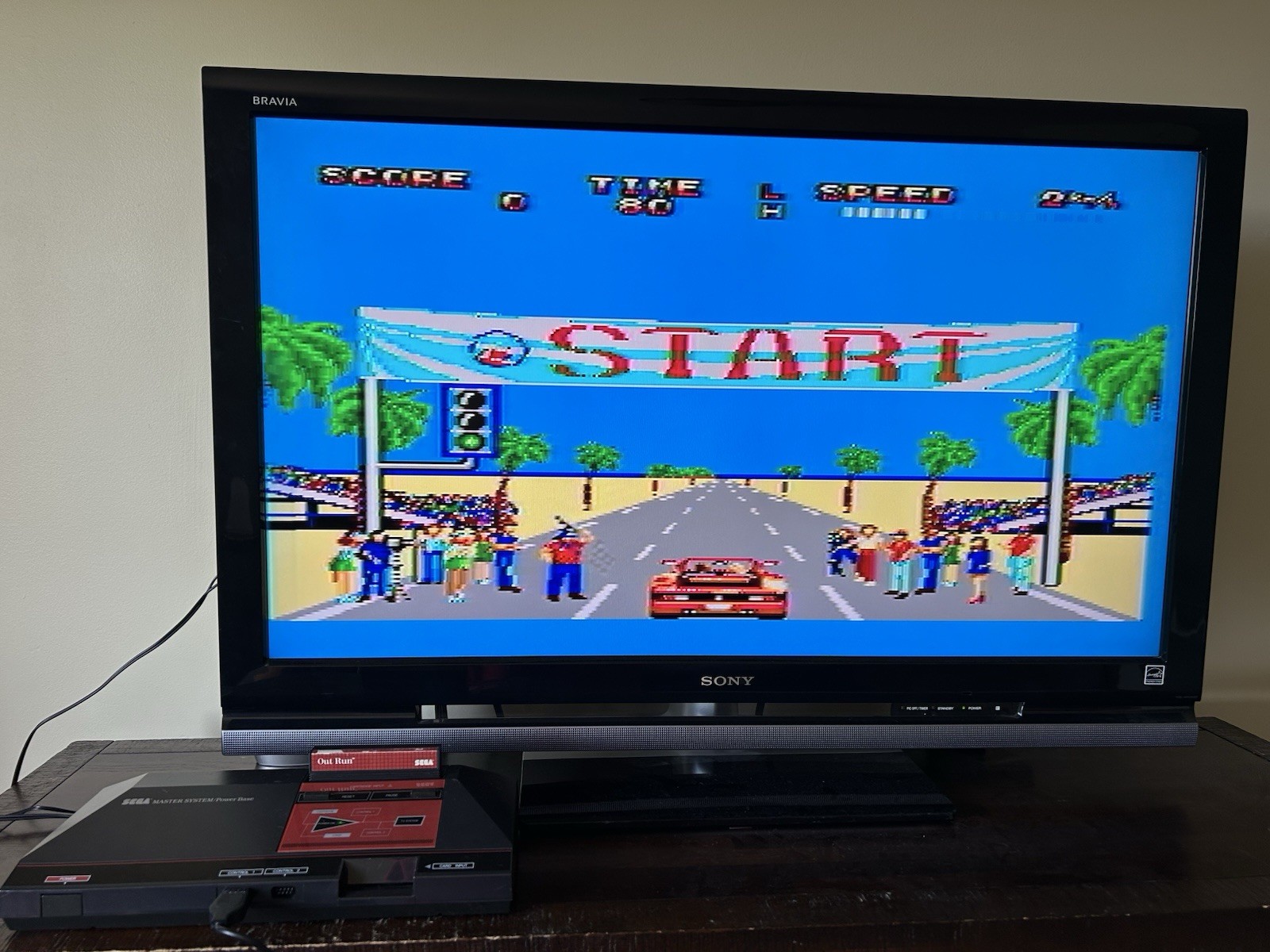 Sega Master System SMS Power Base Console 3010 NEW CAPACITORS With 5 Games