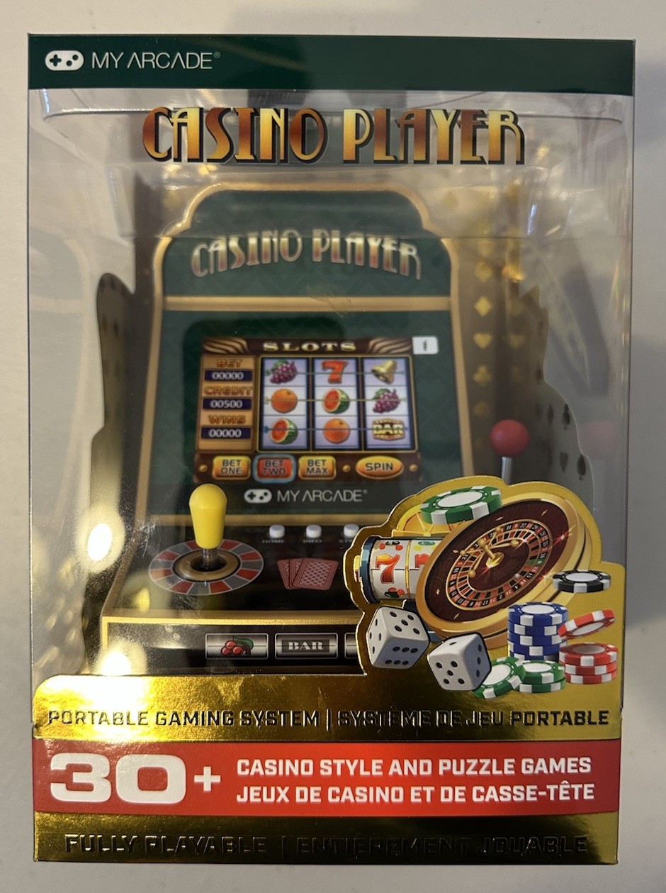 My Arcade Casino Player Slot Machine, Poker, Blackjack, Roulette, 30+ Games