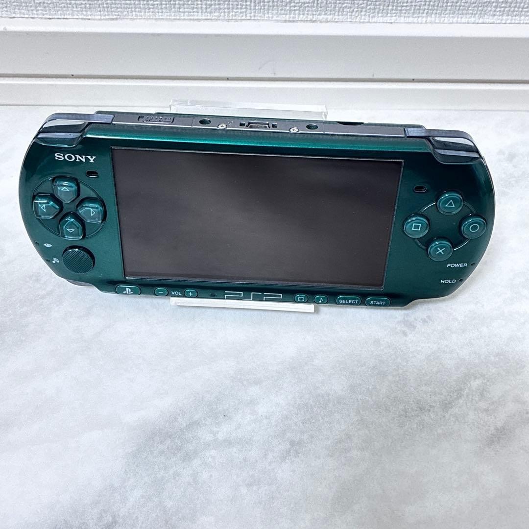 Excellent Sony PSP-3000 Console Green Rare Color Region free