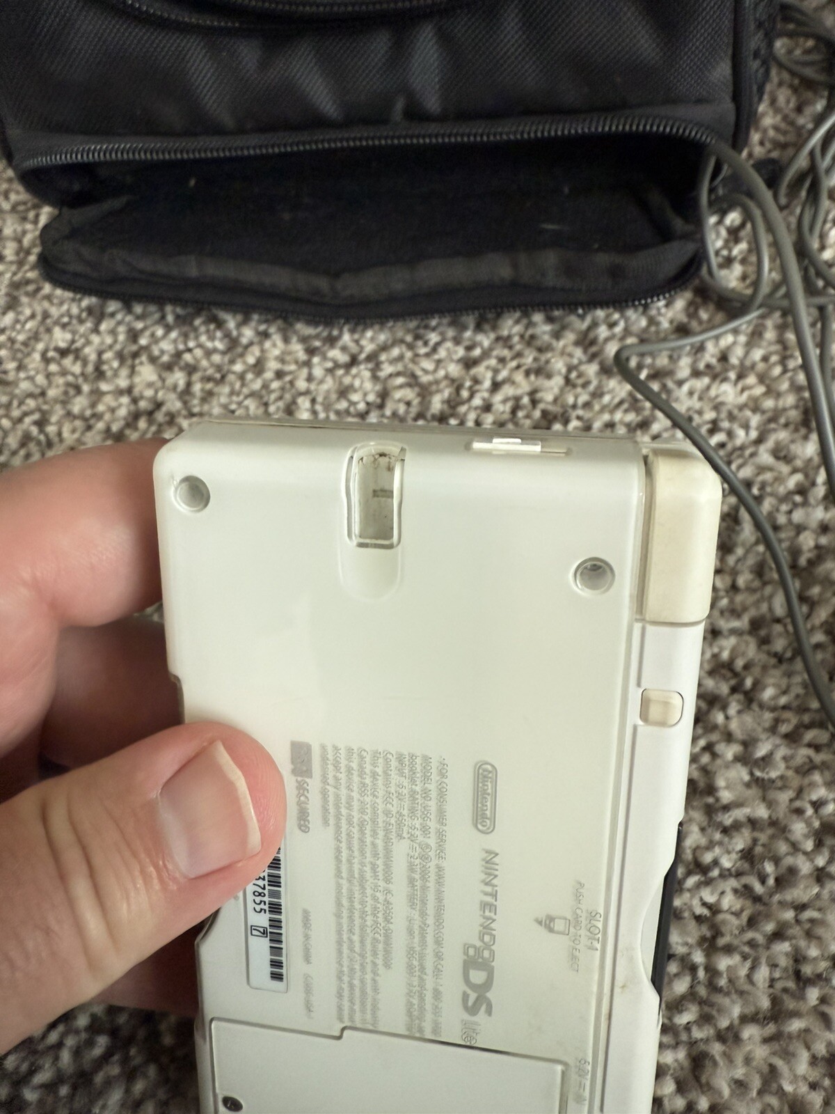 Nintendo DS Lite Handheld System – White (13306461)