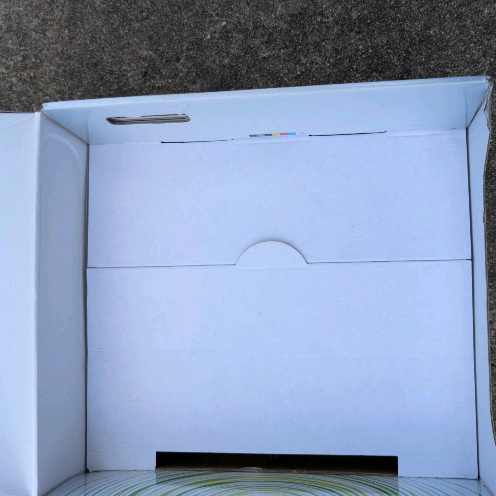 BOX ONLY Microsoft Xbox 360 Pro Console White + Paperwork / Manuals