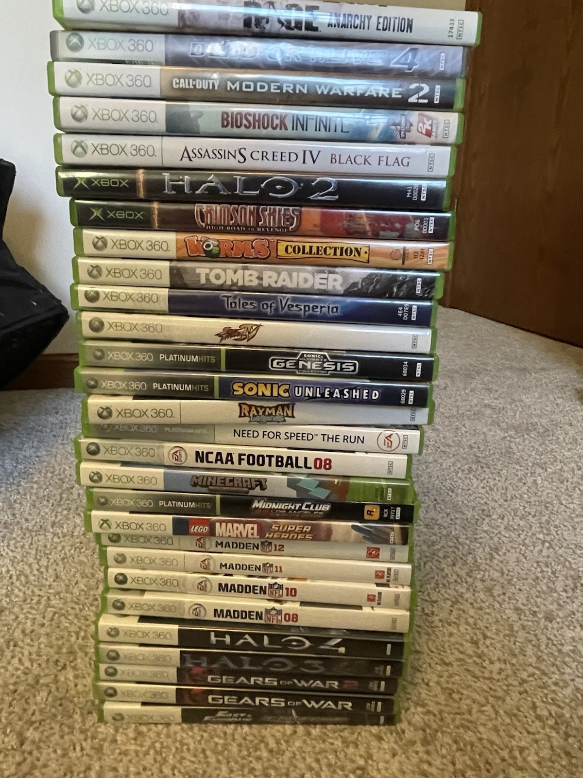 Microsoft Xbox 360 Black Console Bundle with 2 Controller Tested