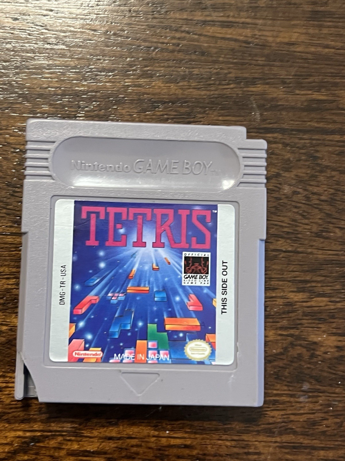 Transparent Blue Gameboy Color w/ Tetris