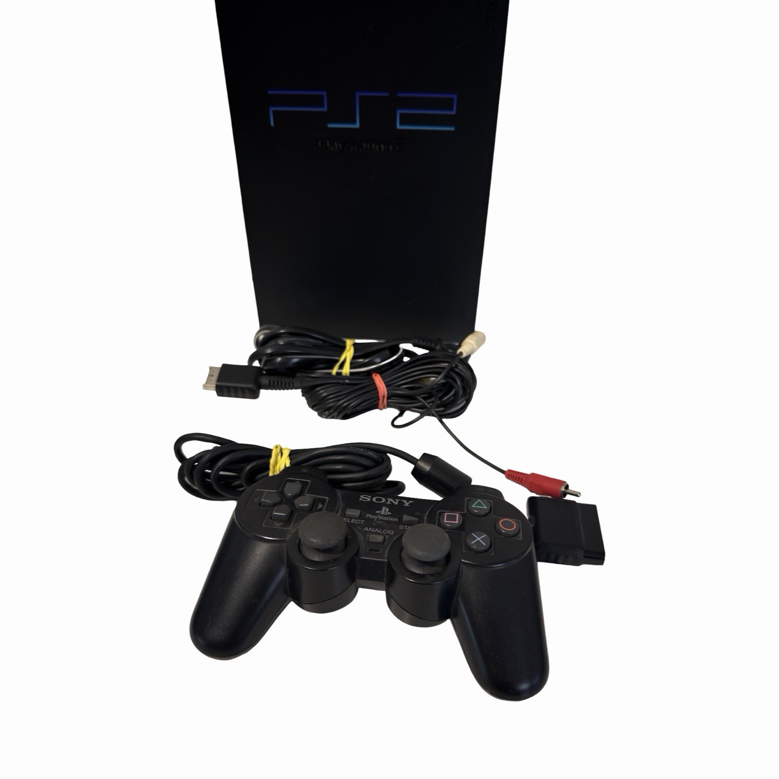 READ PlayStation 2 PS2 Fat Console SCPH-39001 Bundle Tested w/ Controller Tested