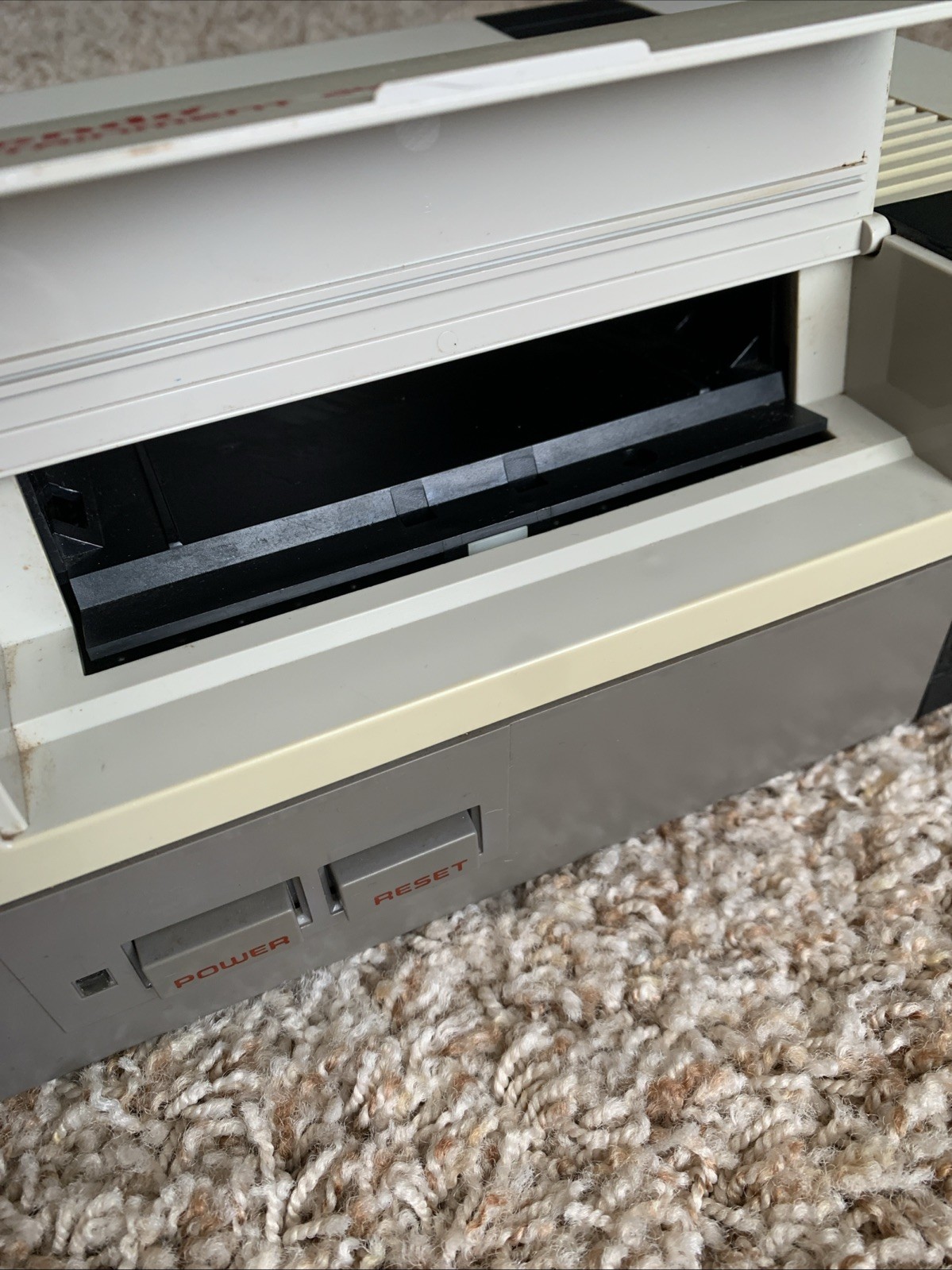 Original Nintendo NES Console w/ Super Mario Duck Hunt Game ONLY! Works – READ!