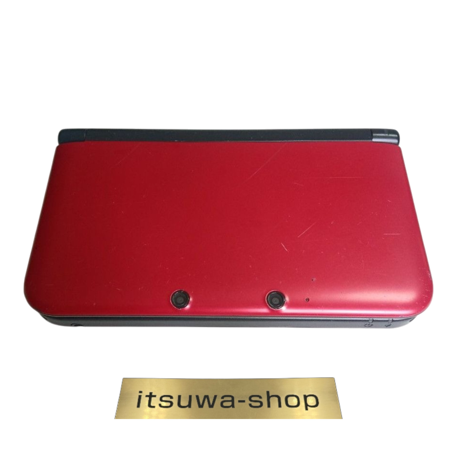 Nintendo 3DS LL XL Red x Black Console ONLY Japanese Ver w/SD Card used