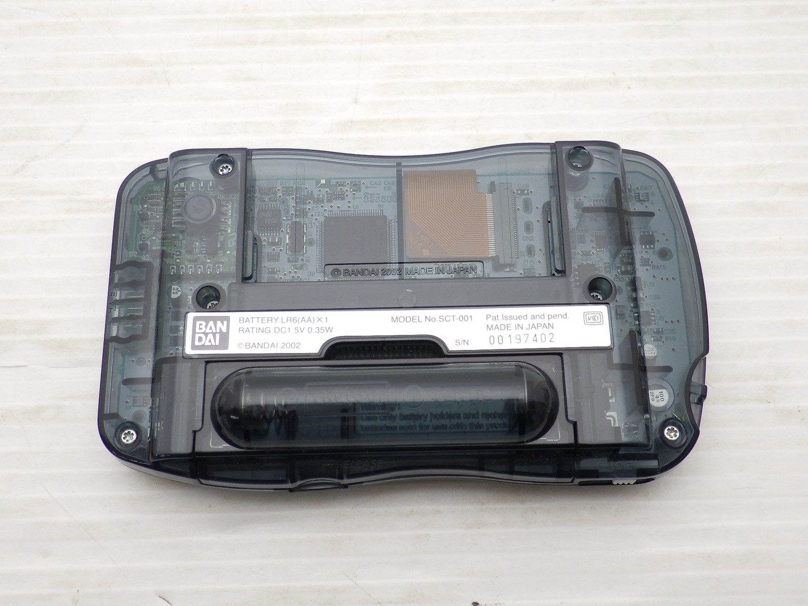AS IS-SwanCrystal Console (SCT-001 Clear Black) WonderSwan JP GAME 9000025474207