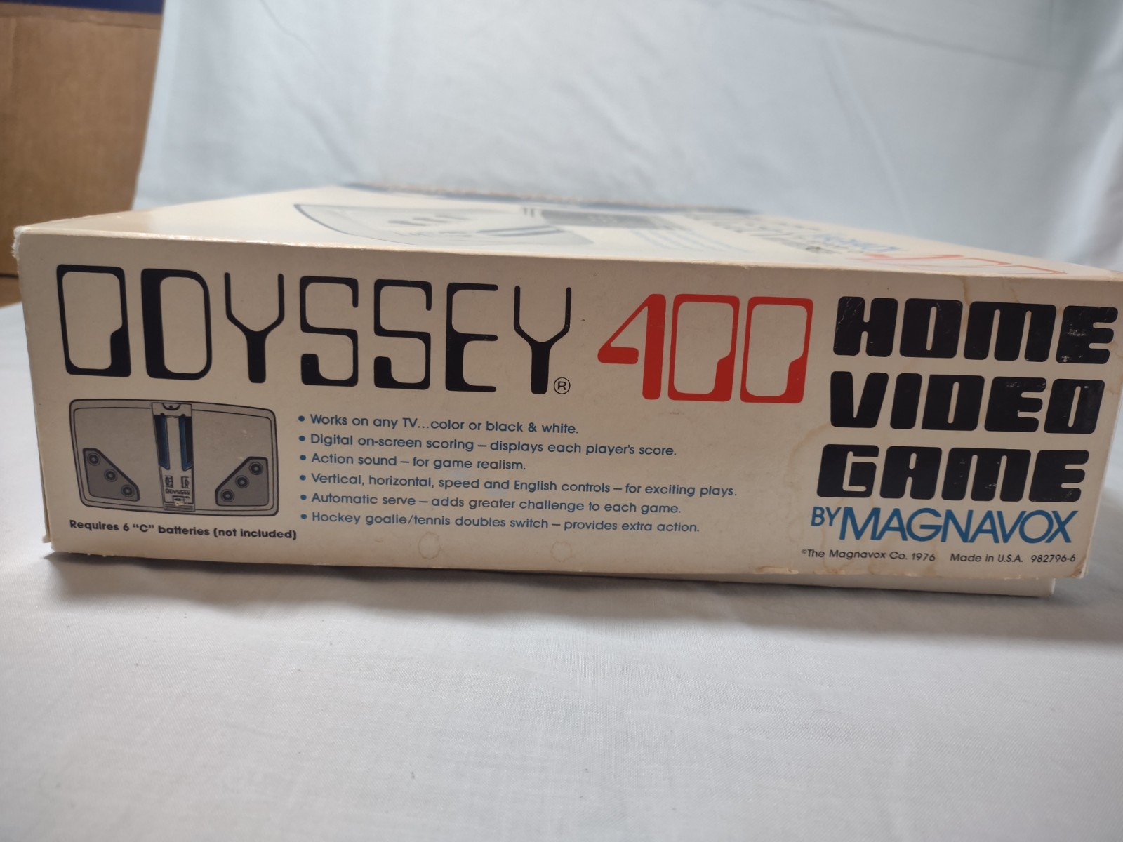 Vintage 1975 Magnavox Odyssey 400 Video Game Console With Box + Manuals