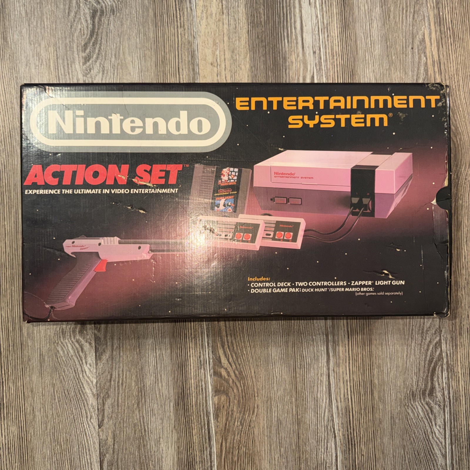 Original Nintendo NES Action Set Home Console – White/Gray