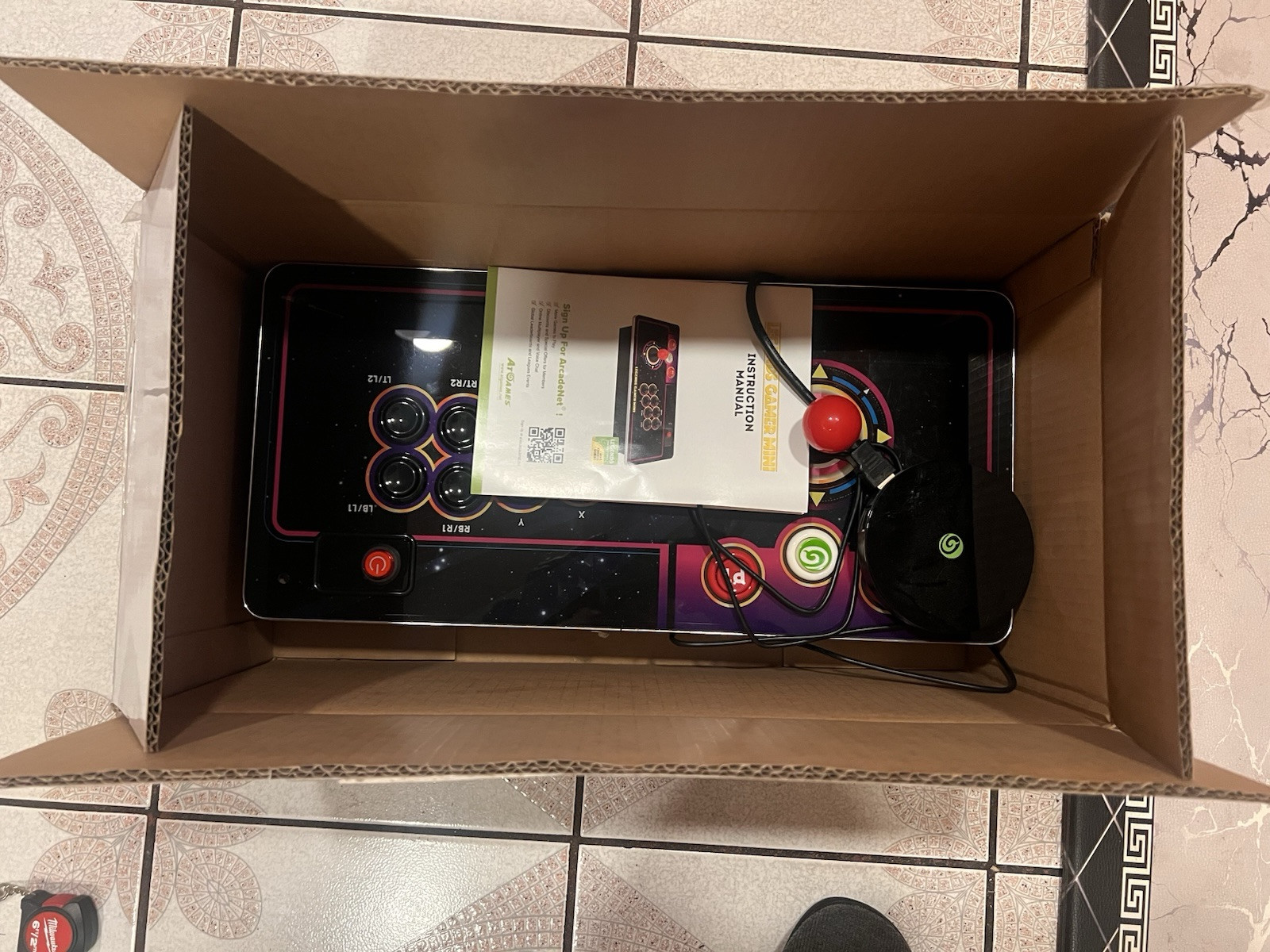 At Games Legends Gamer Mini Arcade Console w/Stream & Wireless Control Top *READ