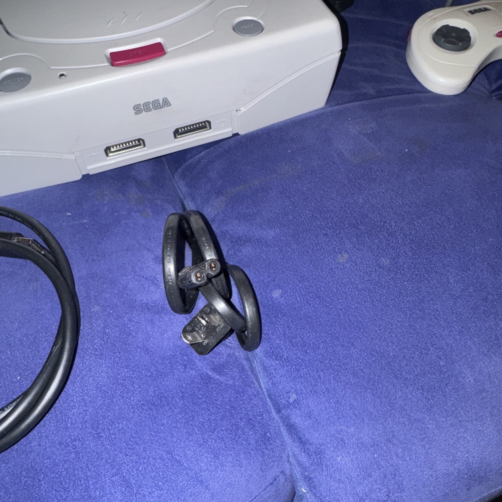 Sega Saturn Japanese Spec Grey with Mode Optical Emulator US Seller Joystick
