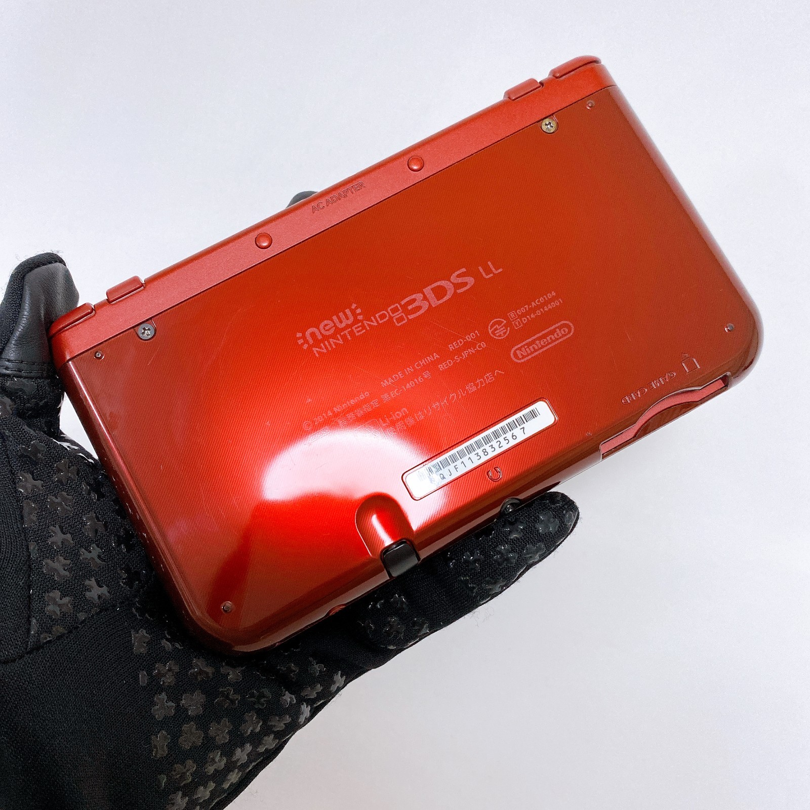New Nintendo 3DS LL XL Metallic Red Console Stylus Japan Tested Working Rank S