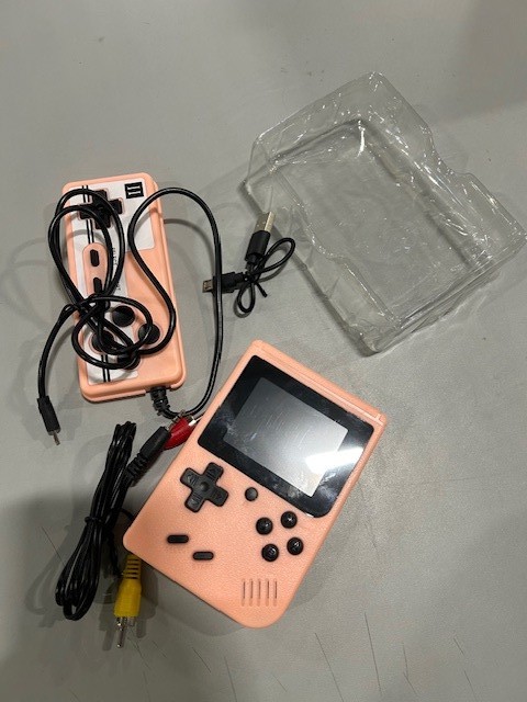 RETRO FC GAMEBOX GAME BOX PLUS- HAND HELD GAME SYSTEM 400 GAMES – PINK