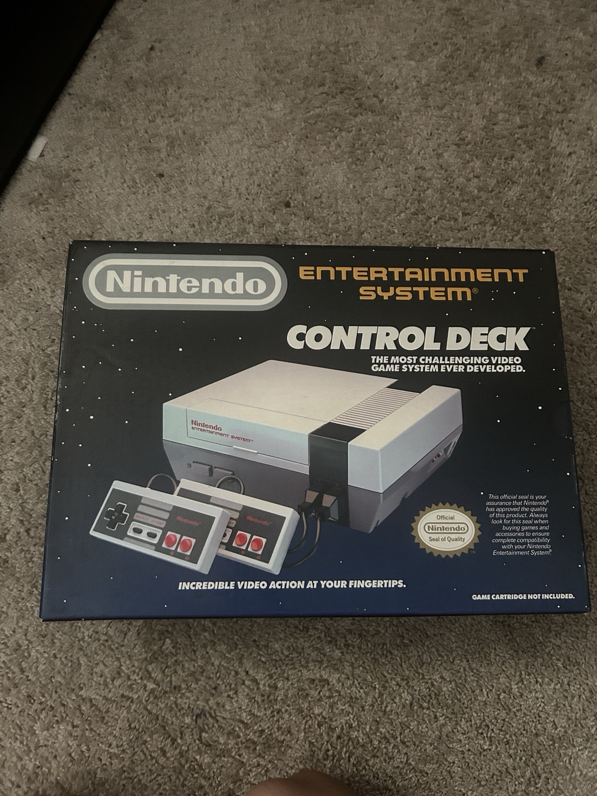 Nintendo 1988 NES-001 Console Control Deck CIB New Open Box