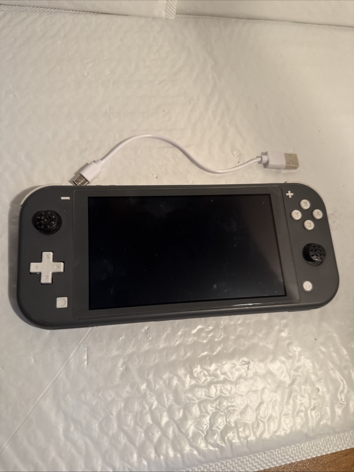 NINTENDO SWITCH LIGHT w/charger cord gray tested excellent working+condition