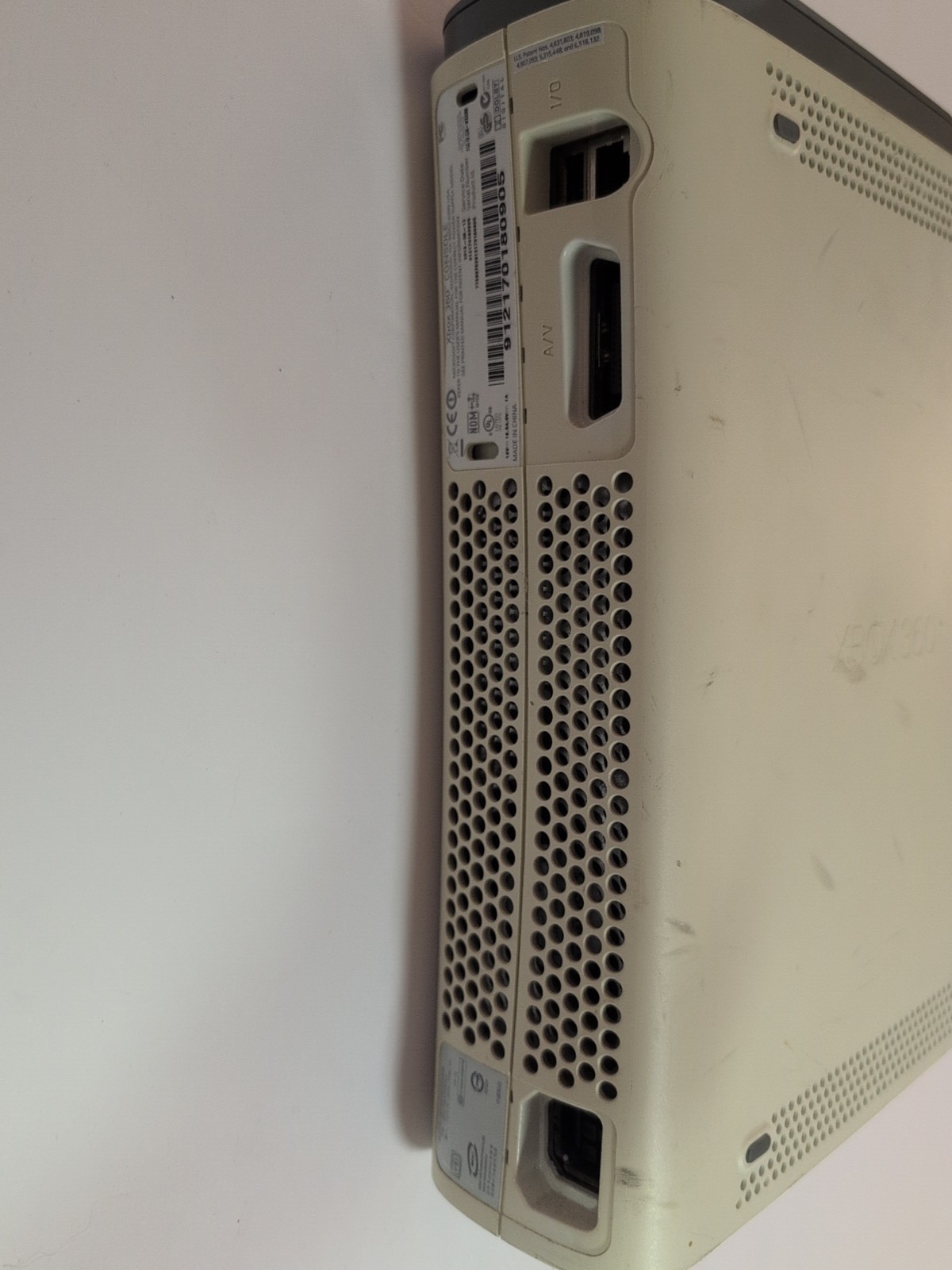 Microsoft Xbox 360 Pro 20GB Console – Matte White For Parts Or Repair