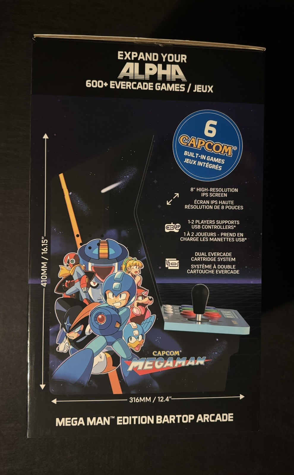 BLAZE EVERCADE ALPHA MEGA MAN™ BARTOP ARCADE RETRO MACHINE + CONSOLE + 26 GAMES