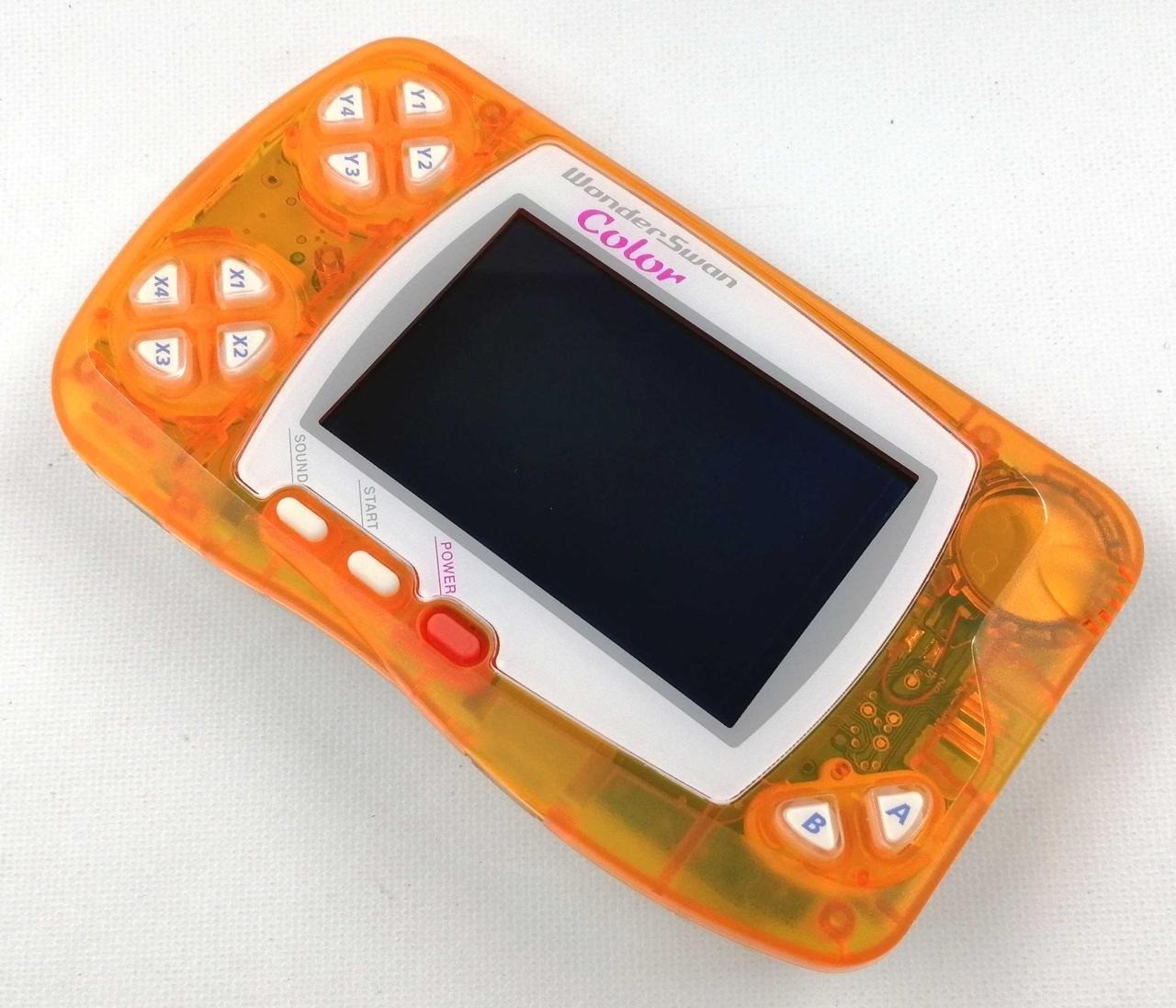 WonderSwan Color console Crystal Orange boxed Japan system -F/S