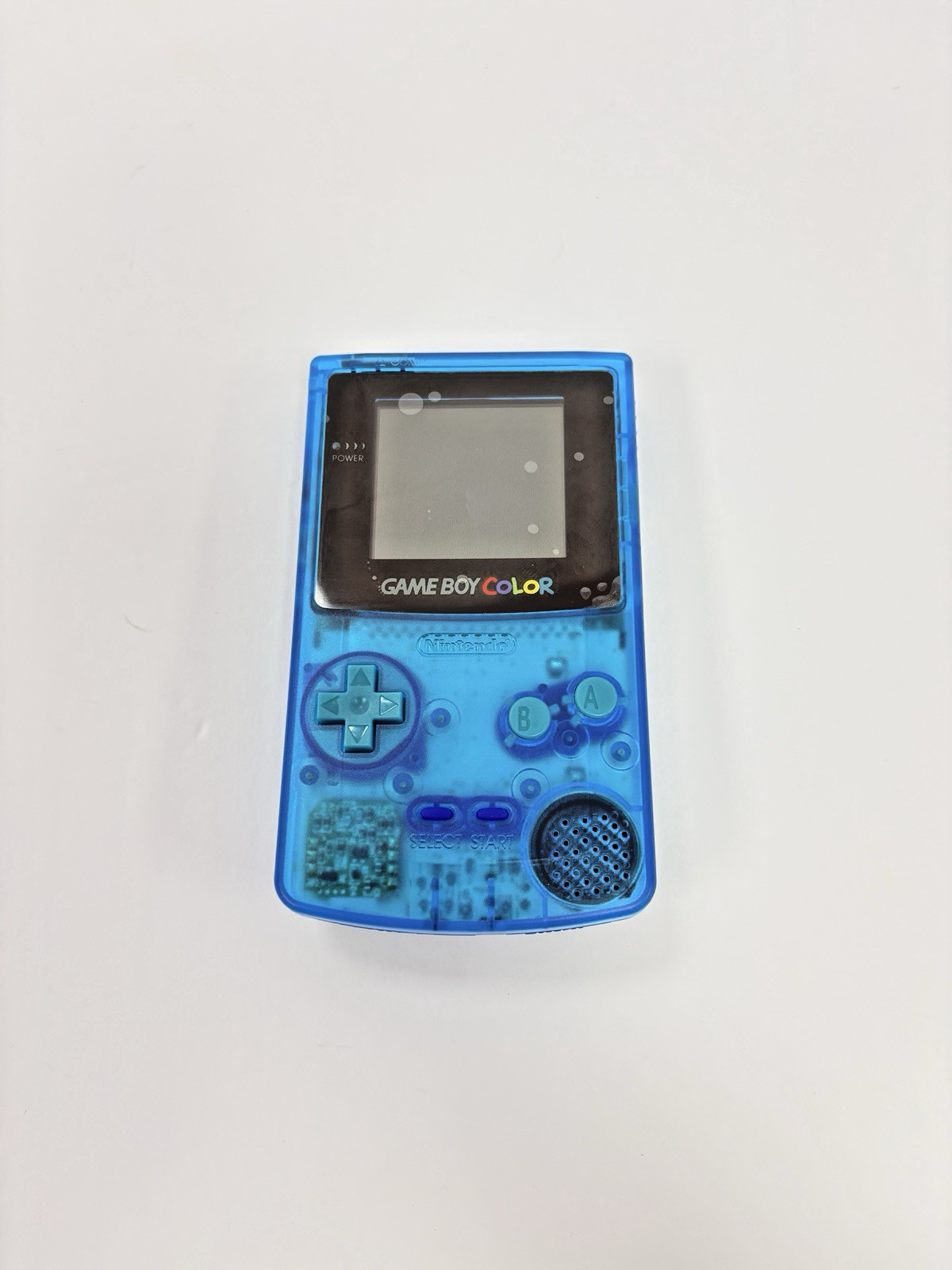 Refurbished Nintendo Gameboy Color Handheld – Transparent Blue